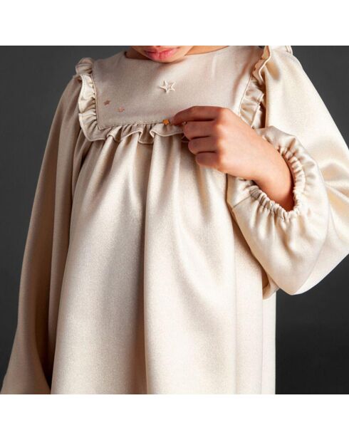 Robe à Volants écrue