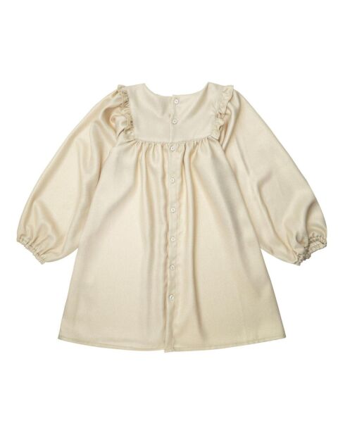 Robe à Volants écrue