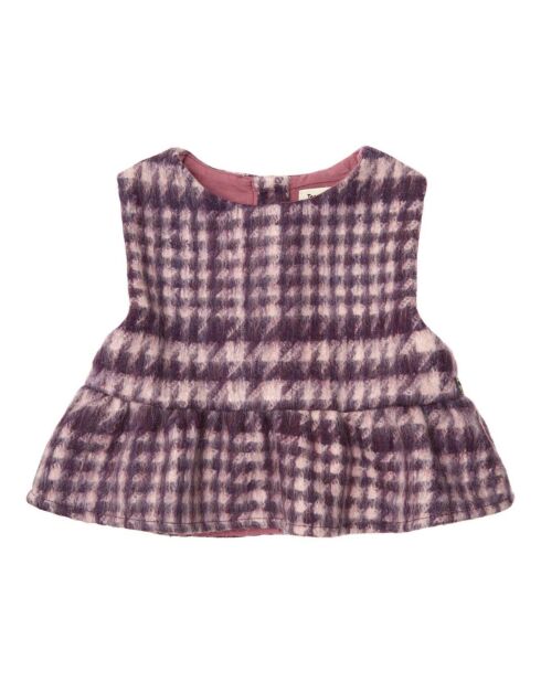 Top en Laine mélangée Aubergine prune