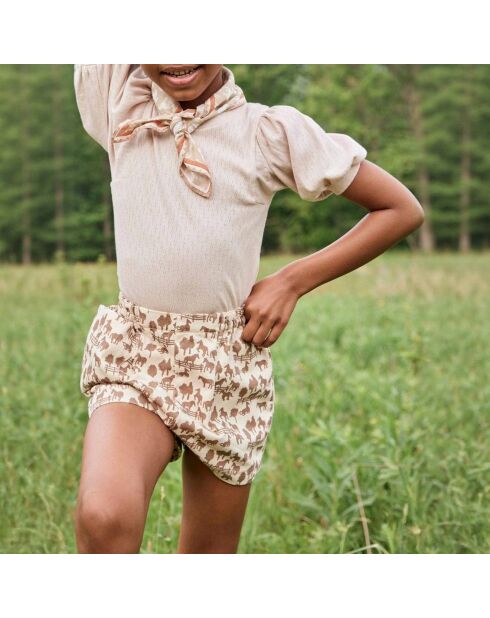 Short Chevaux Trude beige