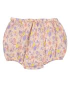 Bloomer Velours London rose pâle/multicolore