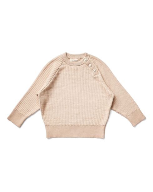 Pull Coton Bio Pima Lou rose pêche