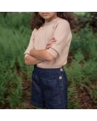 Pull Coton Bio Pima Lou rose pêche