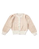 Cardigan Coton Pima Bio Rose rose pêche