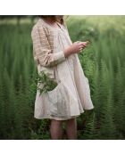 Cardigan Coton Pima Bio Rose rose pêche