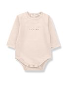 2 Bodies en Coton Bio Lys rose poudré
