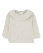 Blouse Gina Col Claudine gris chiné