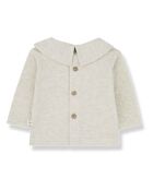 Blouse Gina Col Claudine gris chiné