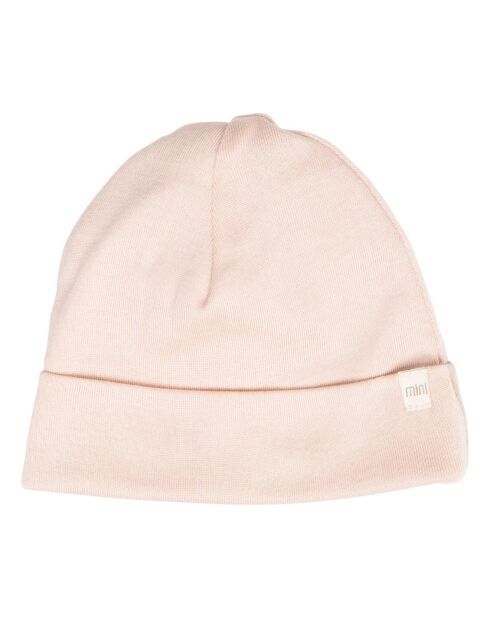 Bonnet en Coton Bio Filur rose pâle