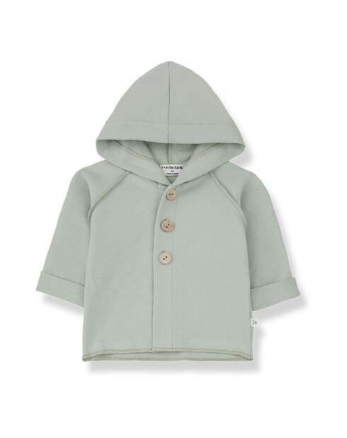 Gilet à capuche Elliot vert pâle