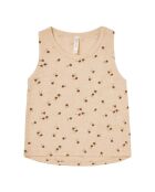 Débardeur Imprimé beige rosé
