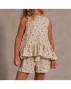 Blouse en Lin mélangée Carrie beige rosé