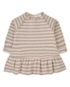 Robe Bertha rose pâle