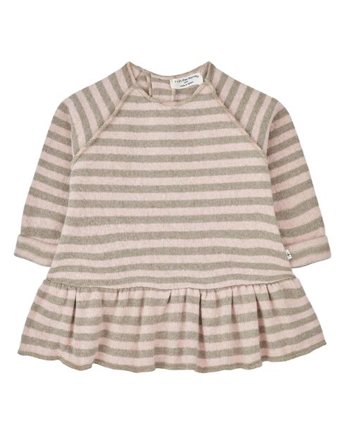 Robe Bertha rose pâle