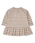 Robe Bertha rose pâle