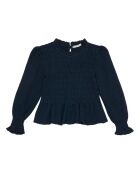 Blouse Ricarda Coton Responsable bleu marine