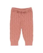 Pantalon en Laine Recyclée mélangée Fantasy vieux rose