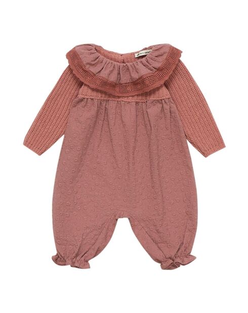 Combinaison Antonia vieux rose