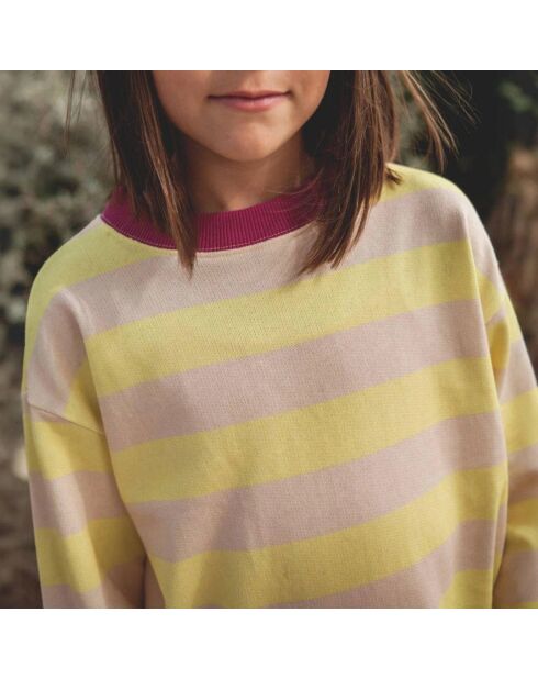 Sweat Poppy jaune pâle