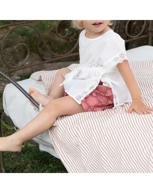 Short Ajouré rose pâle