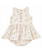 Robe Oranges blanc cassé