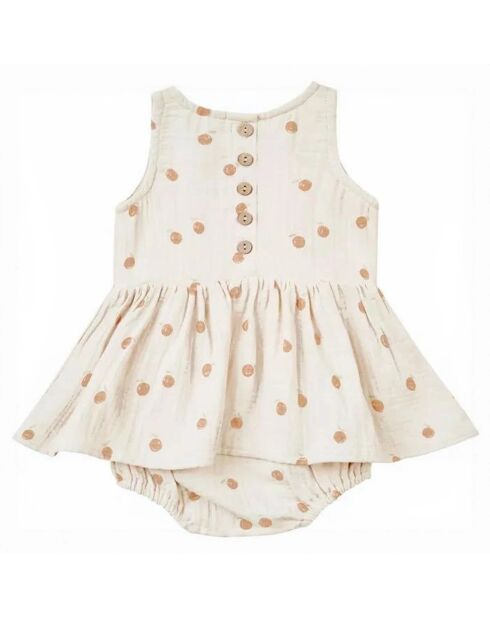 Robe Oranges blanc cassé