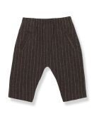 Pantalon en Lin mélangé Nathan gris foncé