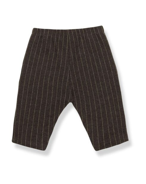 Pantaloni in misto lino Nathan grigio scuro