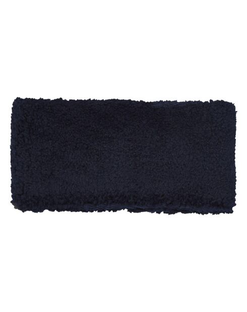 Snood Façon Fourrure bleu marine