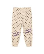 Jogger à motifs crème