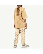 Jogger à motifs crème