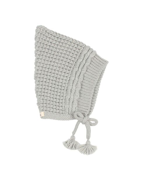 Bonnet en Laine mélangée Bébé bleu gris