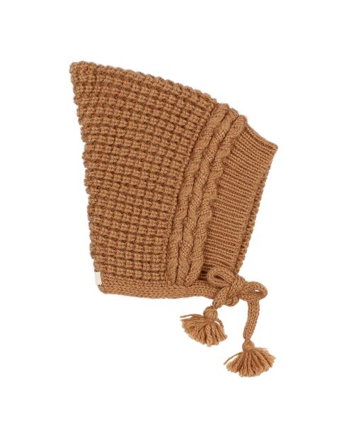 Bonnet en Laine mélangée Bébé camel