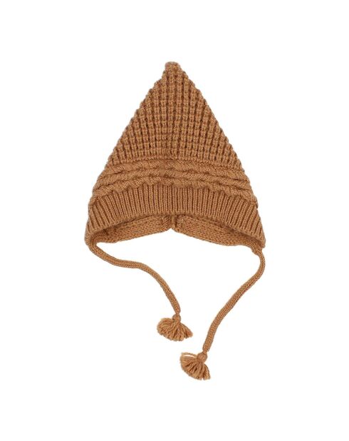 Bonnet en Laine mélangée Bébé camel
