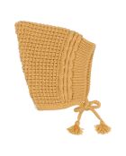 Bonnet en Laine mélangée Bébé ocre