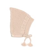 Bonnet en Laine mélangée Bébé rose pâle