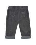 Sarouel en Velours Corduroy gris anthracite