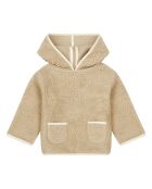 Burnou Façon Fourrure beige