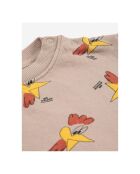 Sweat en Coton Bio Coqs sable