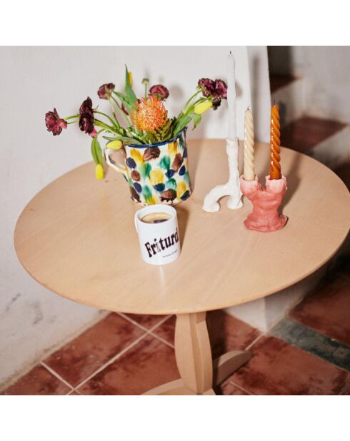 Set 2 Tasses Friturday blanches