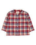 Chemise à Carreaux Bart bleu/rouge