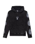 Hoodie Deathstar gris chiné foncé