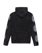 Hoodie Deathstar gris chiné foncé