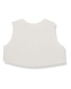 Veste Sans Manches Polaire en Bambou Jules écrue