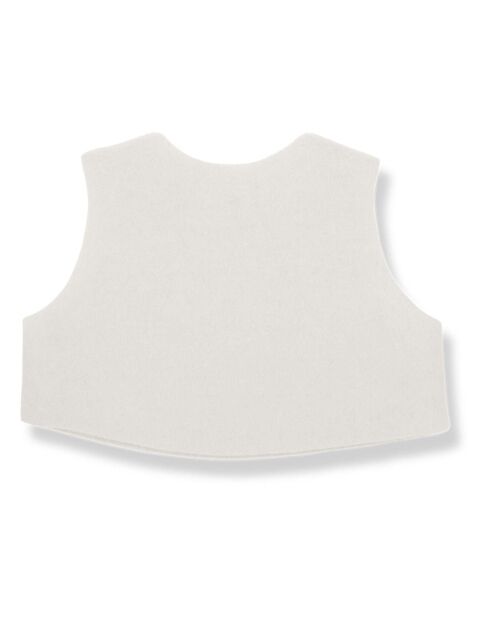 Veste Sans Manches Polaire en Bambou Jules écrue