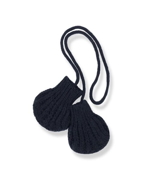 Moufles en Laine Leda bleu marine