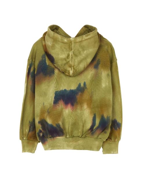 Hoodie Tie and Dye Horst vert kaki