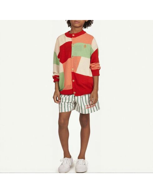 Gilet Formes Géométriques multicolore