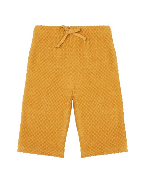 Short Eponge ocre