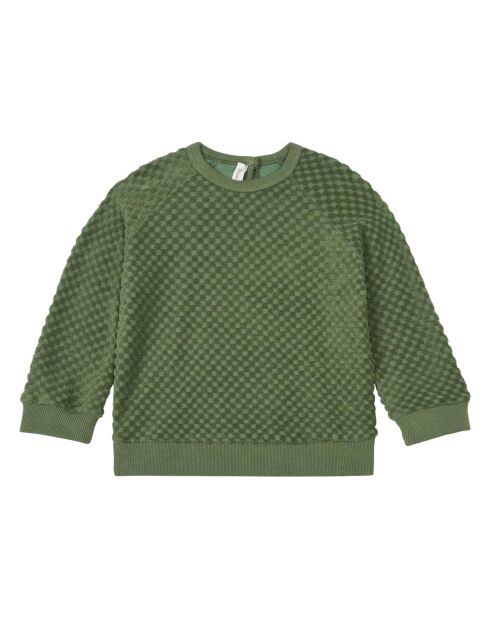 Sweat Eponge vert kaki